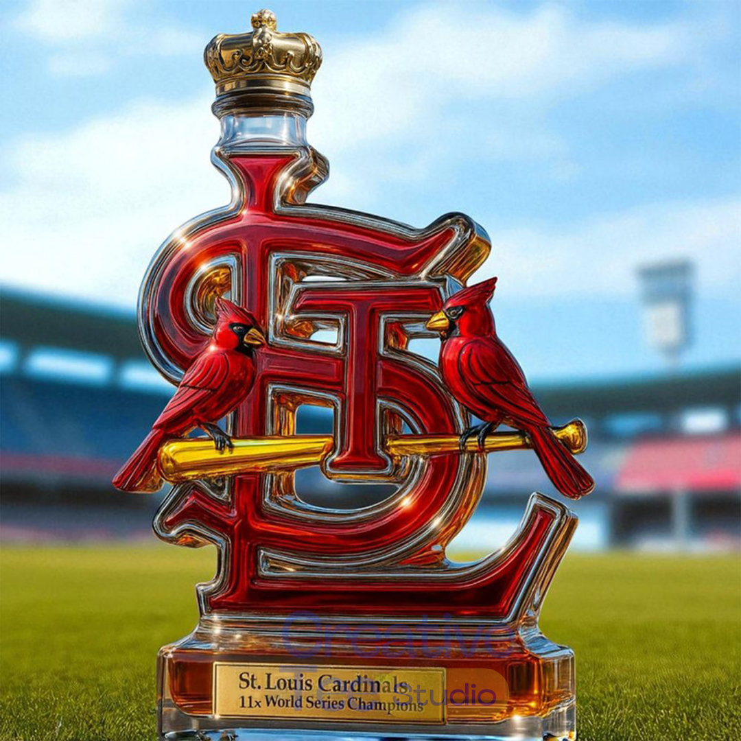 St. Louis Cardinals 11X World Series Champions Limited Edition Whiskey Bottle St. Louis Cardinals 11X World Series Champions Limited Edition Whiskey Bottle