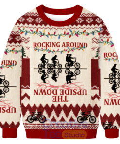 Rocking Around The Upside Down Ugly Christmas Sweater Rocking Around The Upside Down Ugly Christmas Sweater