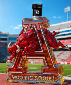 Arkansas Razorbacks ‘Woo Pig Sooie!’ Limited Edition Whiskey Bottle