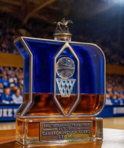 Duke Blue Devils ‘Cameron Legacy Pour’ Whiskey Bottle
