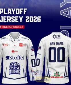 Straubing Tigers Playoff-Trikot in limitierter Auflage 2026 Custom Hockey Jersey