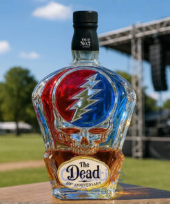 The Grateful Dead 60th Anniversary “Music That Never Ends” Whiskey Bottle