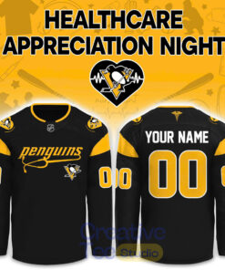 Pittsburgh Penguins Healthcare Appreciation Night 2026 Custom Hockey Jersey