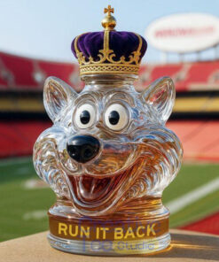 Kansas City Chiefs Mascot ‘Run It Back’ Whiskey Bottle