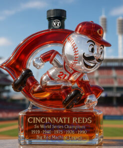 Cincinnati Reds Whiskey Bottle – Big Red Machine Legacy