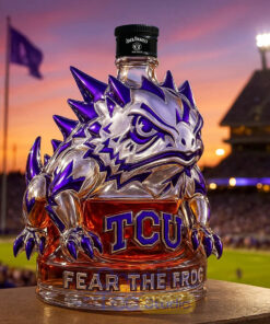 TCU Horned Frogs “Fear The Frog” Limited Edition Whiskey Bottle