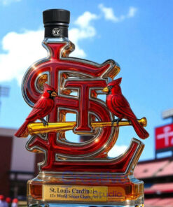 St. Louis Cardinals 11X World Series Champions Limited Edition Whiskey Bottle