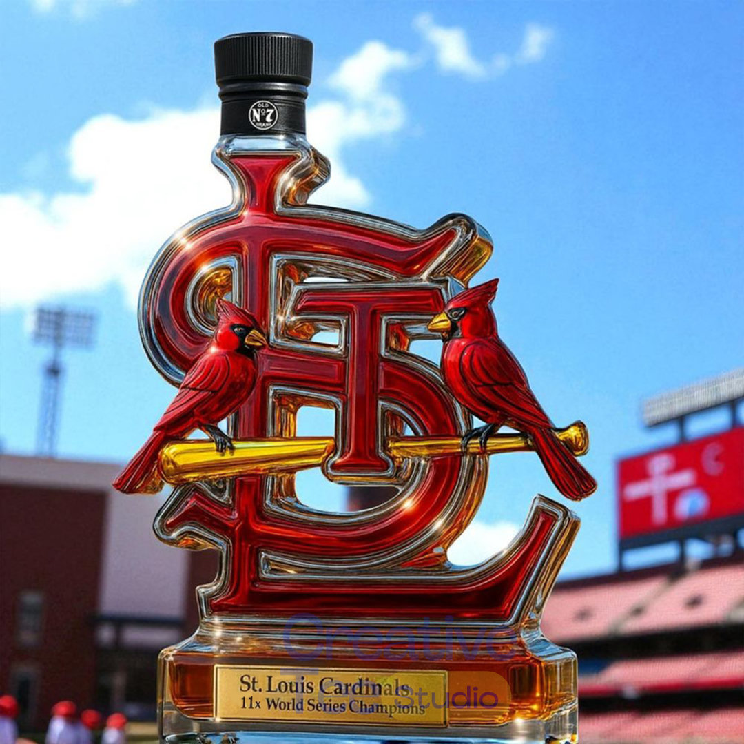 St. Louis Cardinals 11X World Series Champions Limited Edition Whiskey Bottle St. Louis Cardinals 11X World Series Champions Limited Edition Whiskey Bottle