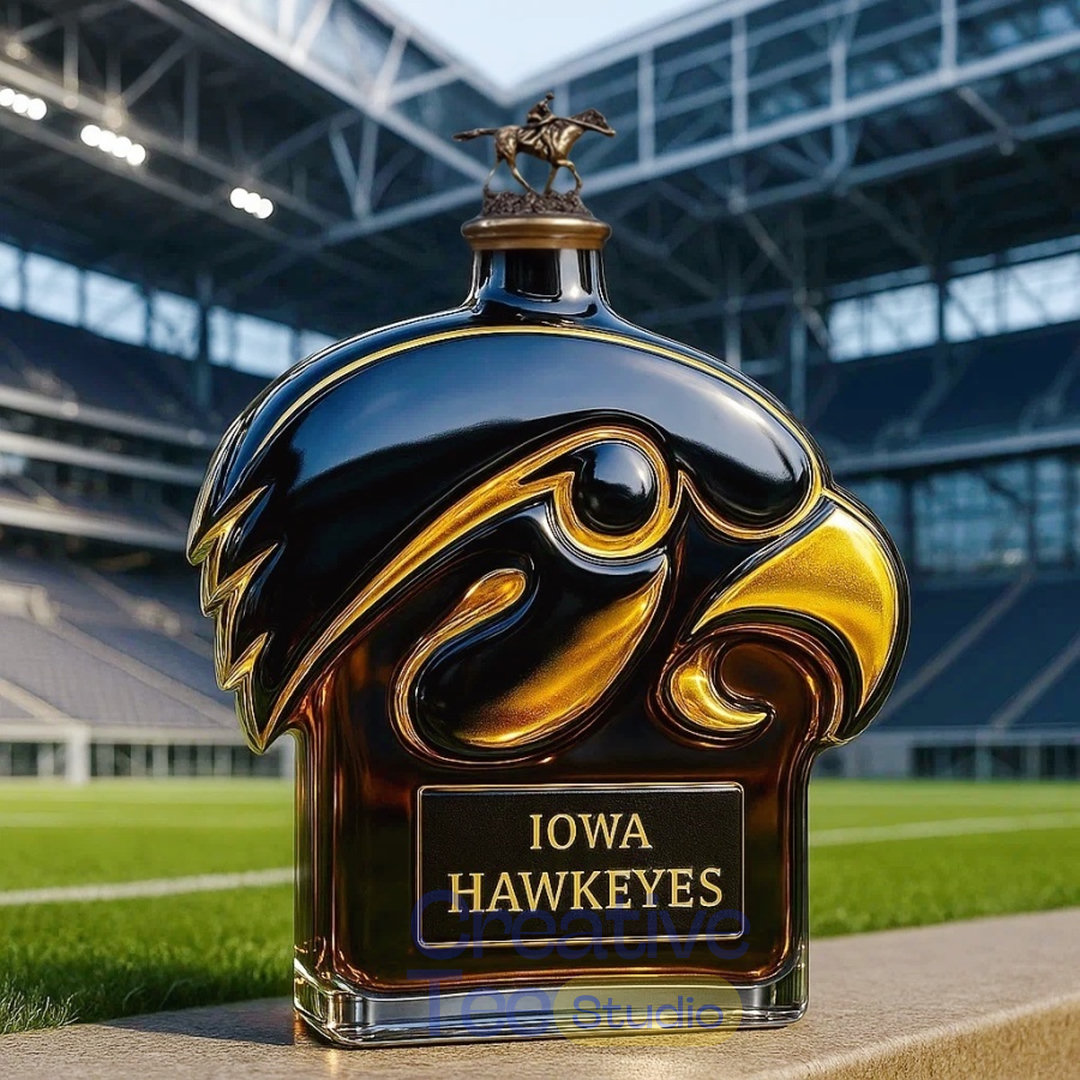 Iowa Hawkeyes Whiskey Bottle Iowa Hawkeyes Whiskey Bottle