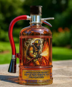 Fire Extinguisher Whisky Bottle Pays Tribute to Firefighters – Limited Edition