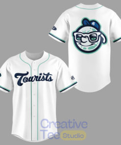 Asheville Tourists White Baseball Jersey