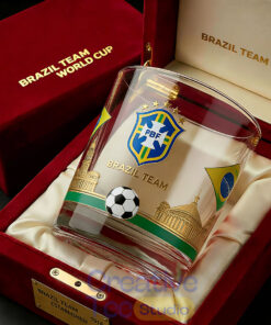 Brazil National Football Team 112th Anniversary Whiskey Glass