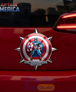 Captain America Car Name Badge Captain America Car Name Badge