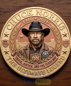 Chuck Norris Legends Memorial Coin