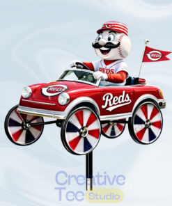 Cincinnati Reds Mr. Redlegs Garden Wind Spinner Cincinnati Reds Mr. Redlegs Garden Wind Spinner