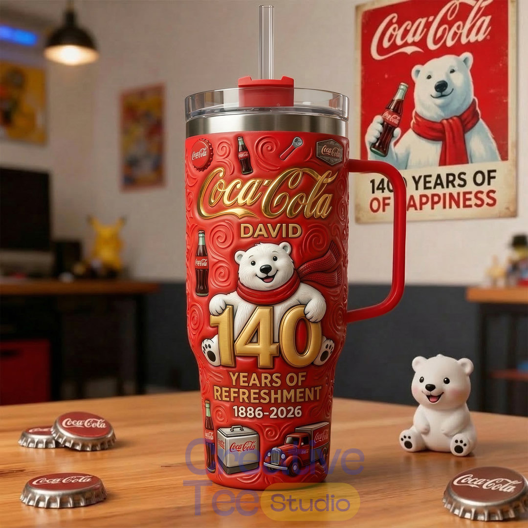 Coca-Cola 140th Anniversary Polar Bear YETI Tumbler Coca-Cola 140th Anniversary Polar Bear YETI Tumbler