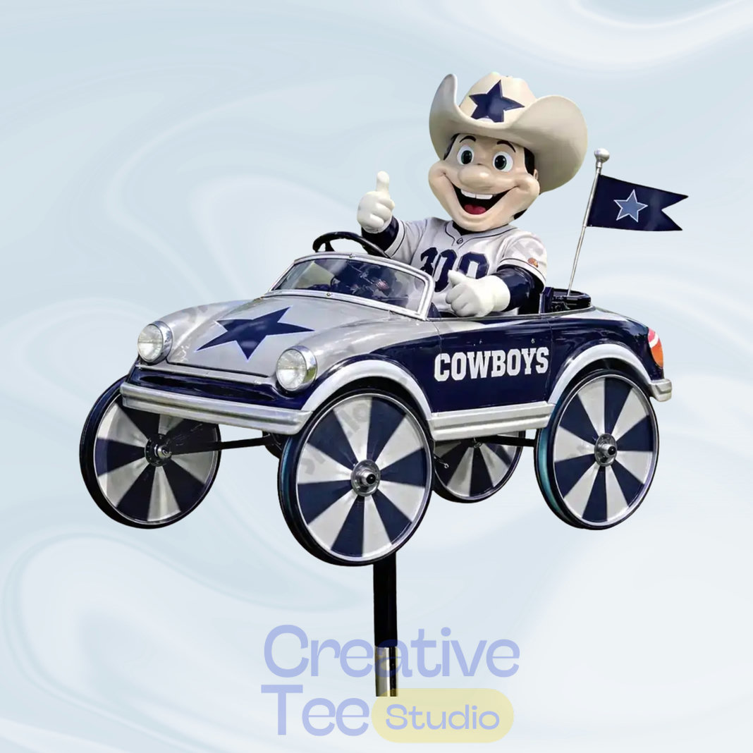 Dallas Cowboys Rowdy Mascot Garden Wind Spinner Dallas Cowboys Rowdy Mascot Garden Wind Spinner