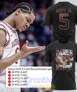 Darius Acuff Jr. Arkansas Razorbacks T-Shirt
