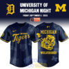 Detroit Tigers x Michigan Wolverines University of Michigan Night Baseball Jersey 2.jpg