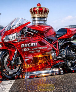 Ducati 100th Anniversary Whisky Bottle