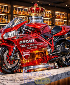 Ducati 100th Anniversary Whisky Bottle
