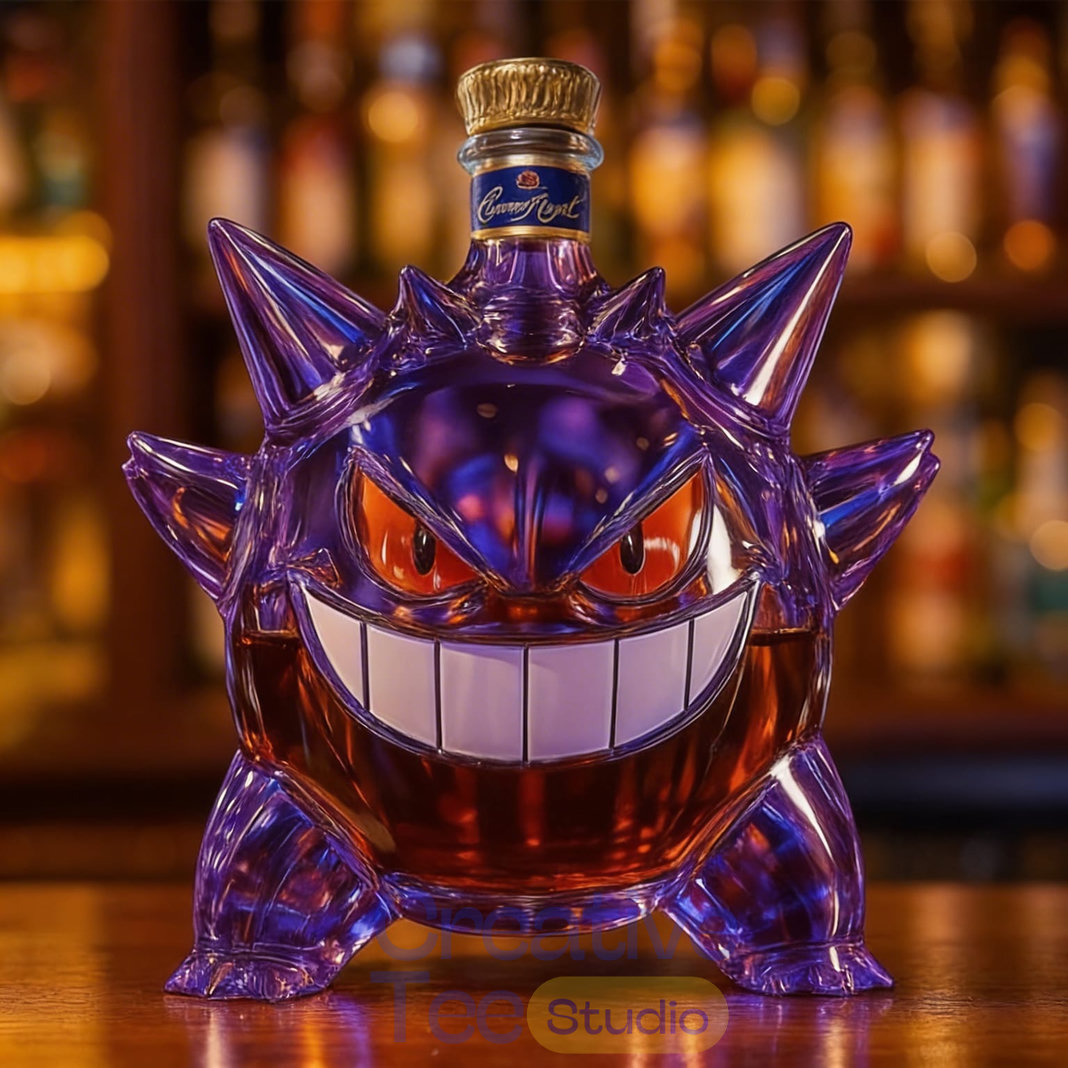 Gengar Pokémon Limited Edition Whiskey Bottle Gengar Pokémon Limited Edition Whiskey Bottle