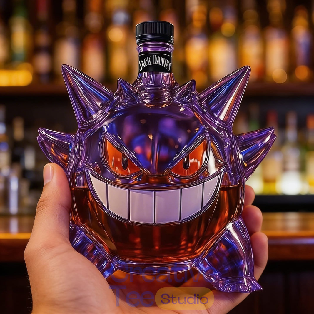 Gengar Pokémon Limited Edition Whiskey Bottle Gengar Pokémon Limited Edition Whiskey Bottle