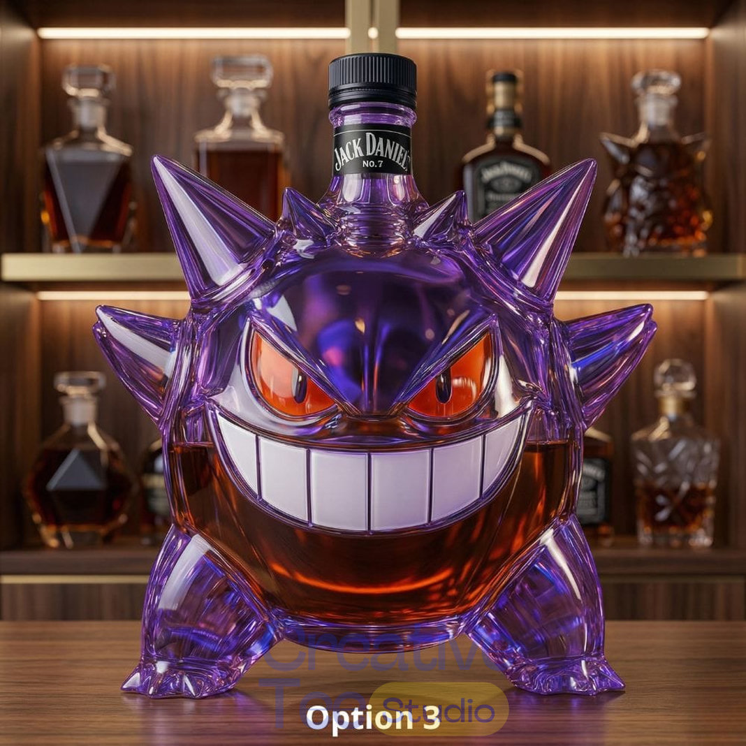 Gengar Pokémon Limited Edition Whiskey Bottle Gengar Pokémon Limited Edition Whiskey Bottle