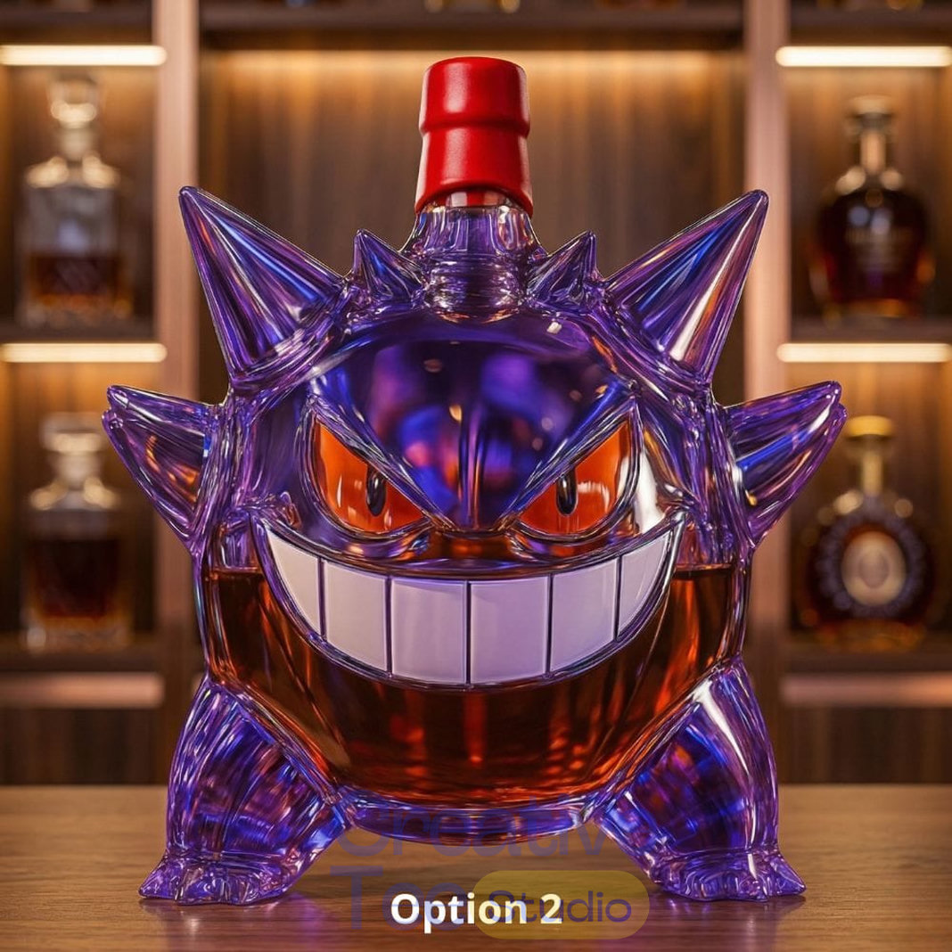 Gengar Pokémon Limited Edition Whiskey Bottle Gengar Pokémon Limited Edition Whiskey Bottle