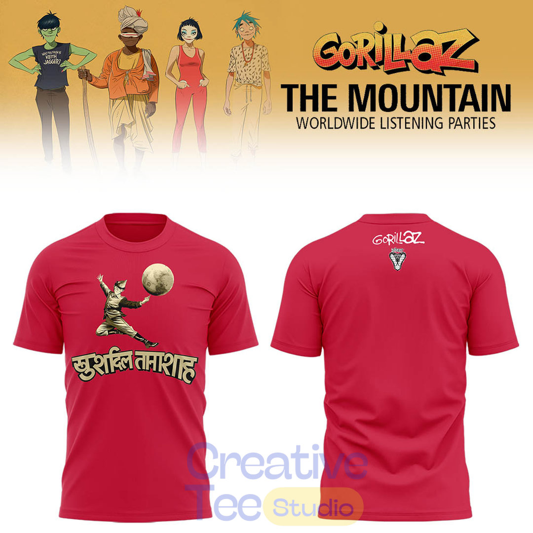 Gorillaz The Mountain Worldwide Listening Parties in LA 2026 Shirt