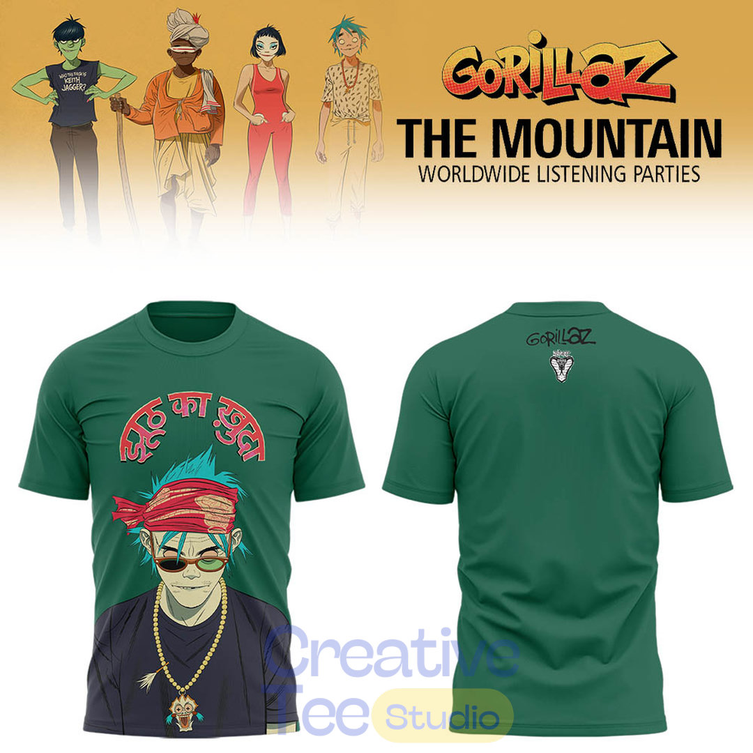 Gorillaz The Mountain Worldwide Listening Parties in LA 2026 Shirt