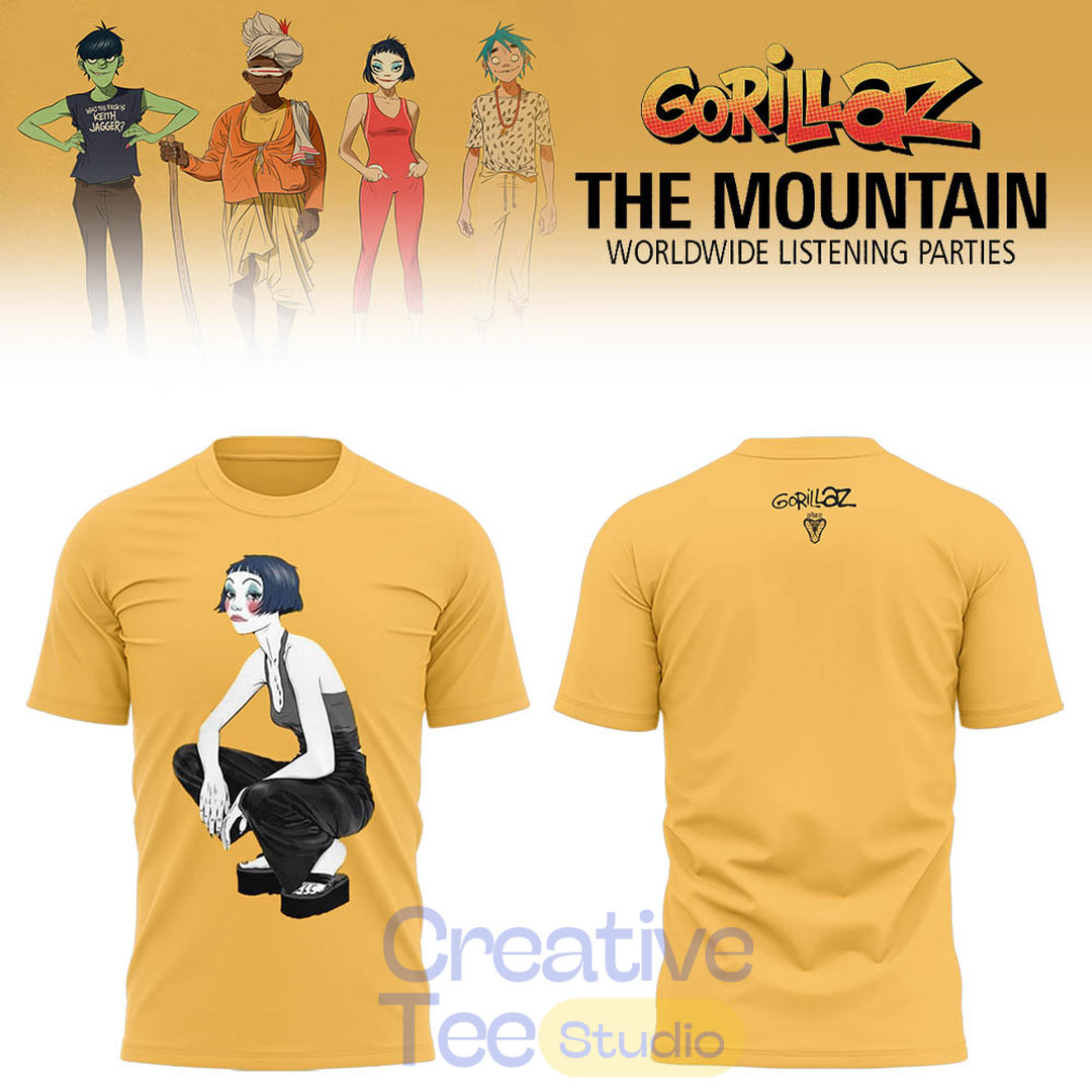 Gorillaz The Mountain Worldwide Listening Parties in LA 2026 Shirt