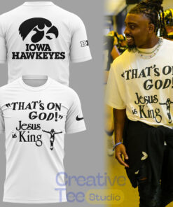 Iowa Hawkeyes Jesus Is King Shirt