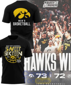 Iowa Hawkeyes Men’s Basketball 2026 Sweet Sixteen T-Shirt