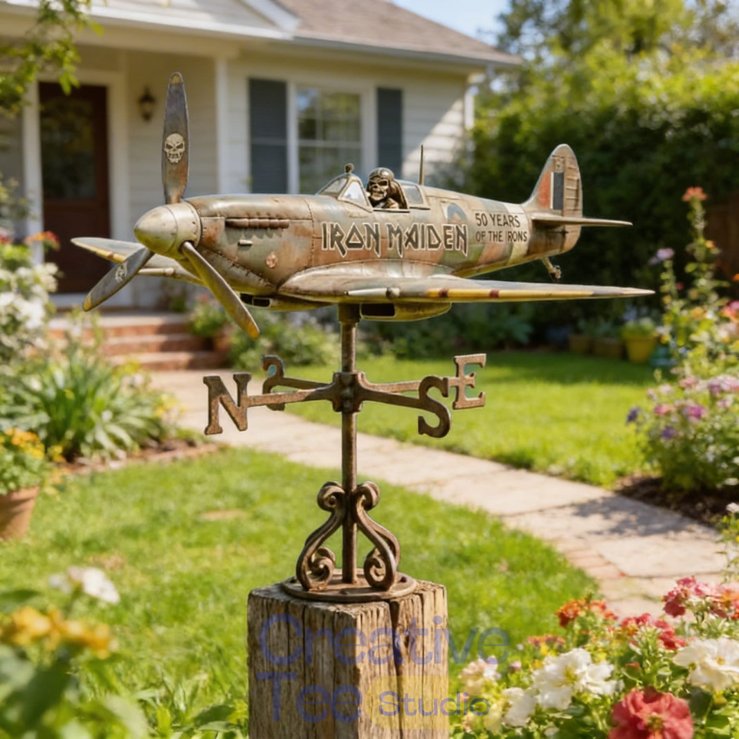 Iron Maiden 50th Anniversary Garden Wind Spinner Iron Maiden 50th Anniversary Garden Wind Spinner
