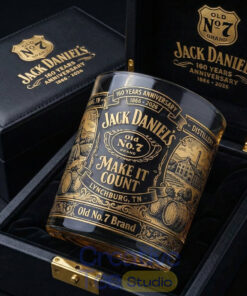 Jack Daniel’s 160th Anniversary Whiskey Glass