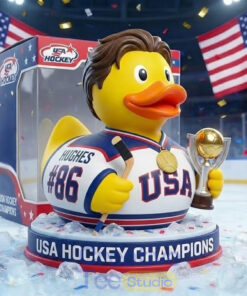 Jack Hughes – 2026 Winter Olympics Champions Duck