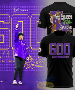LSU Tigers “Coach Torina-600 Wins with the Tigers” T-Shirt