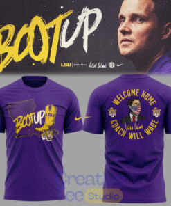 LSU Tigers “Welcome Home Coach Will Wade” T-Shirt