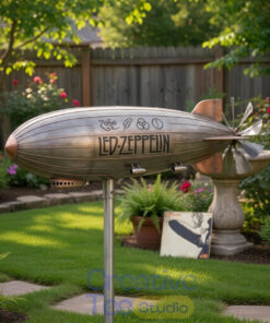 Led Zeppelin Blimp Garden Wind Spinner Led Zeppelin Blimp Garden Wind Spinner