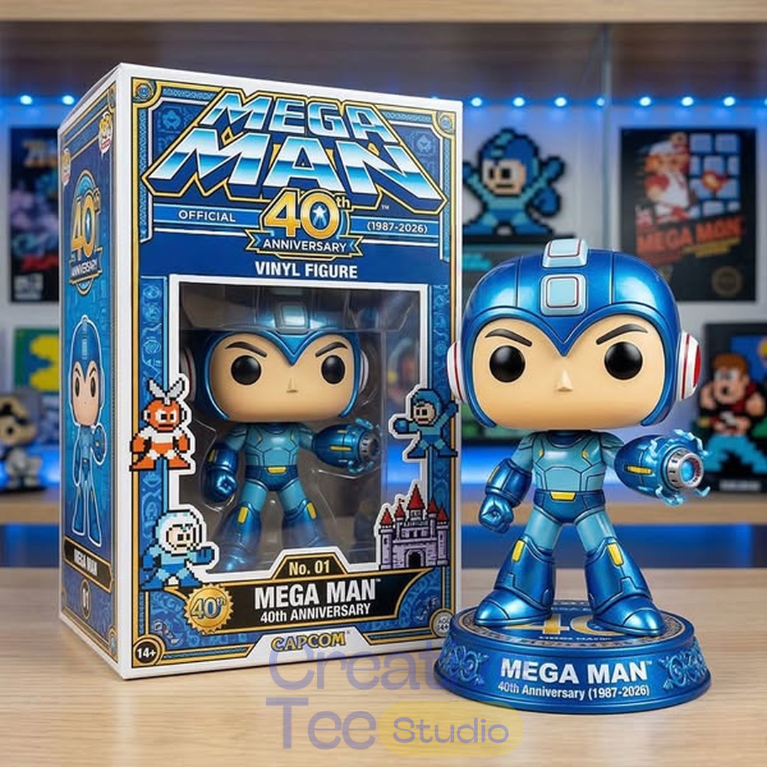 Mega Man 40th Anniversary Pop Figure Mega Man 40th Anniversary Pop Figure