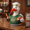 Michigan State Spartans Warrior Duck Figure