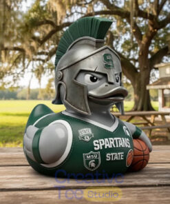 Michigan State Spartans Warrior Duck Figure