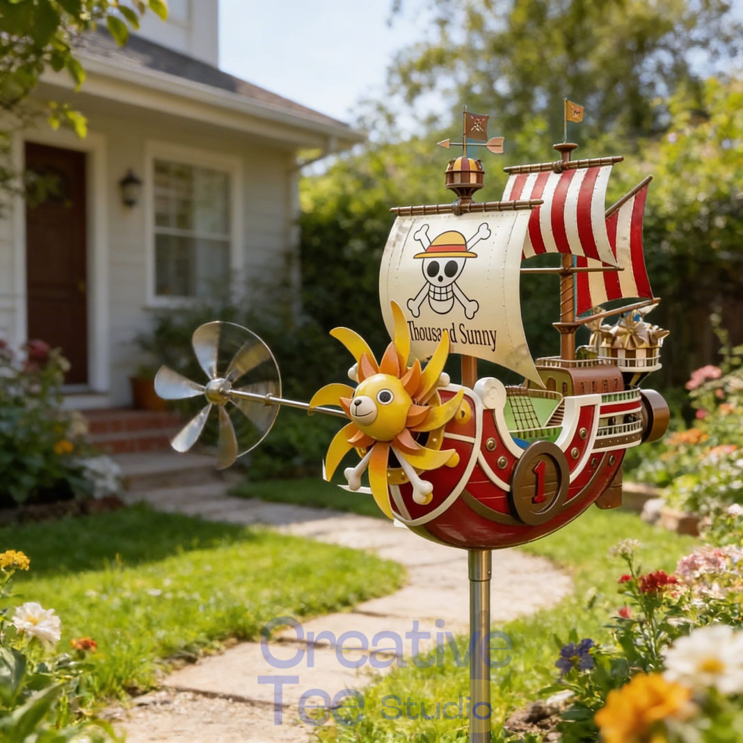 One Piece Thousand Sunny Garden Wind Spinner One Piece Thousand Sunny Garden Wind Spinner