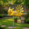 Kansas City Royals Sluggerrr Mascot Garden Wind Spinner