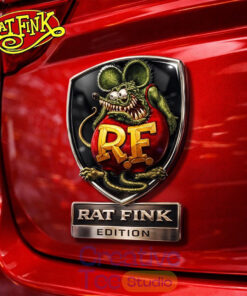 Rat Fink Car Name Badge Rat Fink Car Name Badge