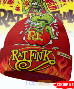 Rat Fink “Wild Child!!” Custom Beanie Hat
