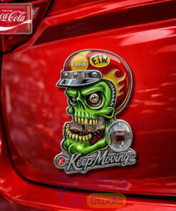 Rat Fink x Coca-Cola Car Name Badge