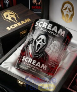 Scream 30th Anniversary Whiskey Glass