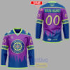 Springfield Thunderbirds Ice   Topes Night Custom Hockey Jersey 2